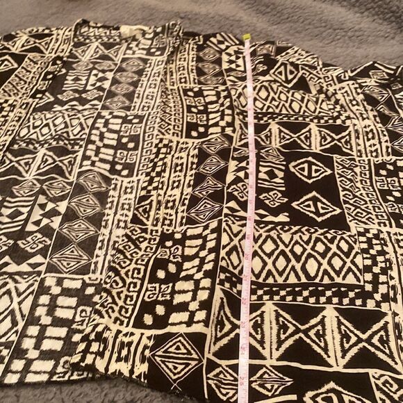 Always Me Kimono Black & White Size Large - Picture 8 of 9